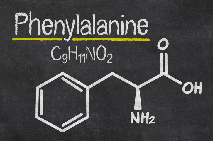 A fenilalanin kémiai képlete