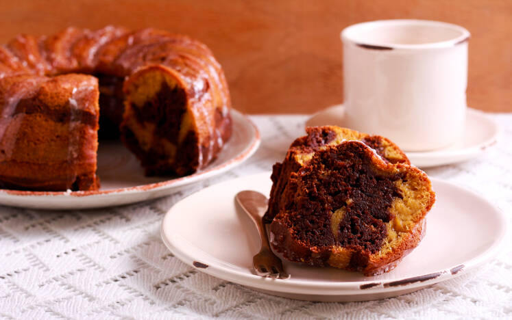 Lédús, kétszínű torta? Egészséges recept túróval, mandulával és naranccsal